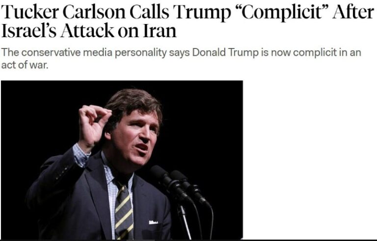 Ein kürzlicher Trump-Anhänger, der Fernsehmoderator Tucker Carlson, hat ihn öffe...
