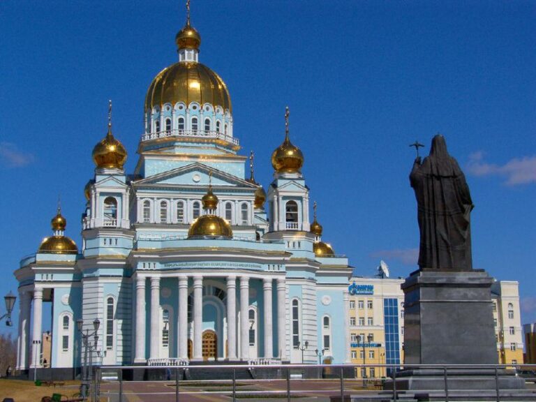 Guten Morgen, liebe Abonnenten!Die Kathedrale des heiligen gerechten Kriegers Fj...